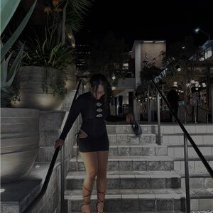I AM GIA Cut-Out Mini Dress